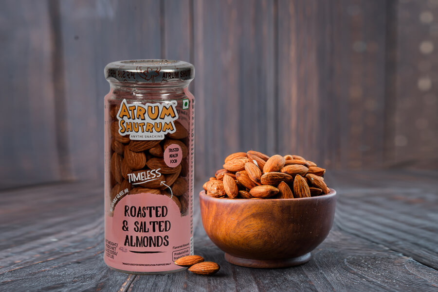 A Glass Product Package Design for A Snack Brand “AtrumShutrum” 