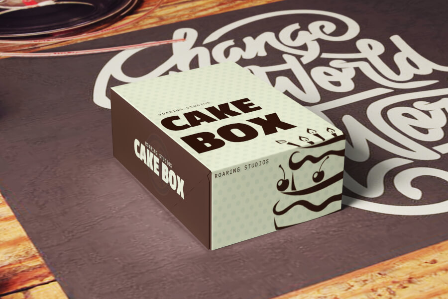 A Cake Box Design for Product Package